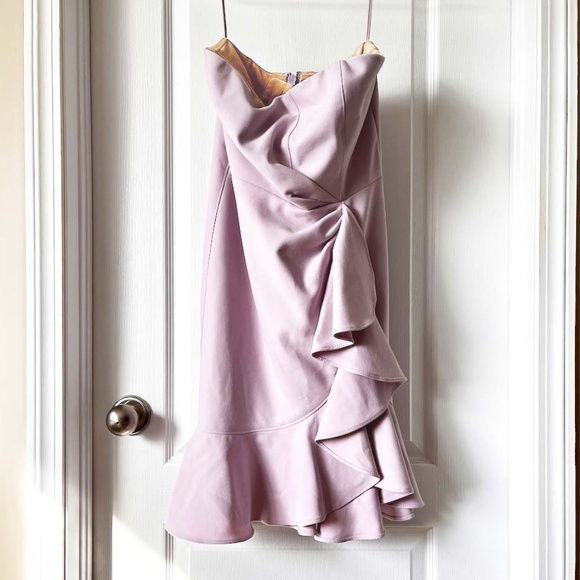 CINQ A SEPT CASSANDRA Strapless Ruffle Dress NWT - Picture 2 of 15